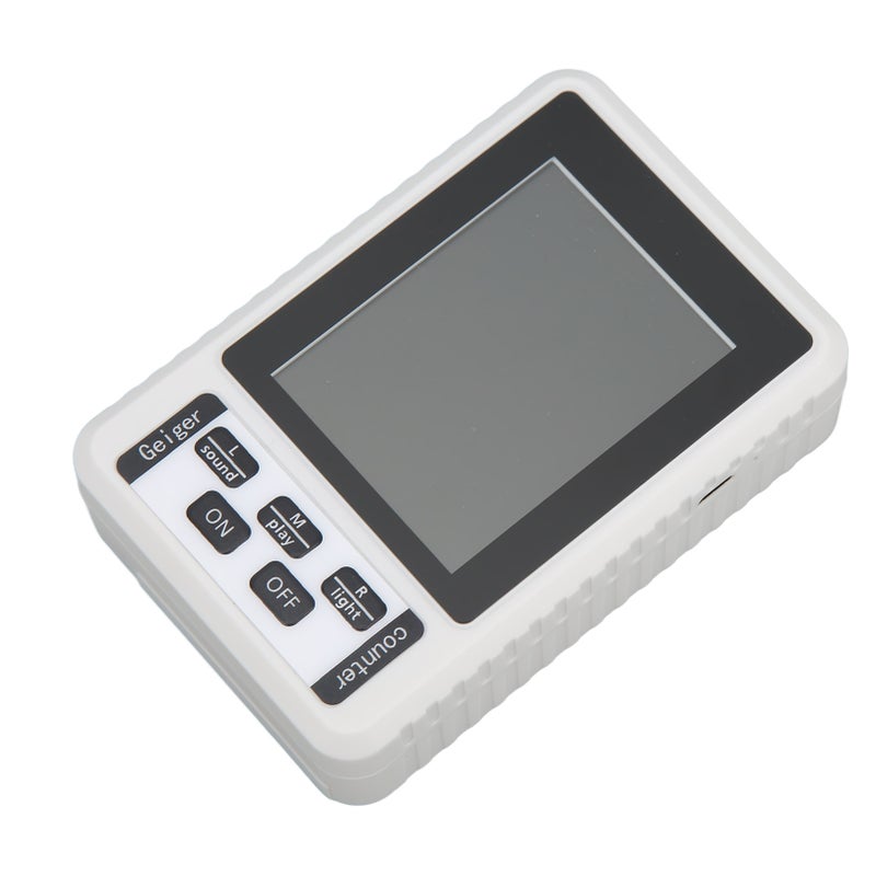 Nuclear Radiation Detector Geiger Counter X β γ Rays Tester Radiating Dose Alarm White - Image 3