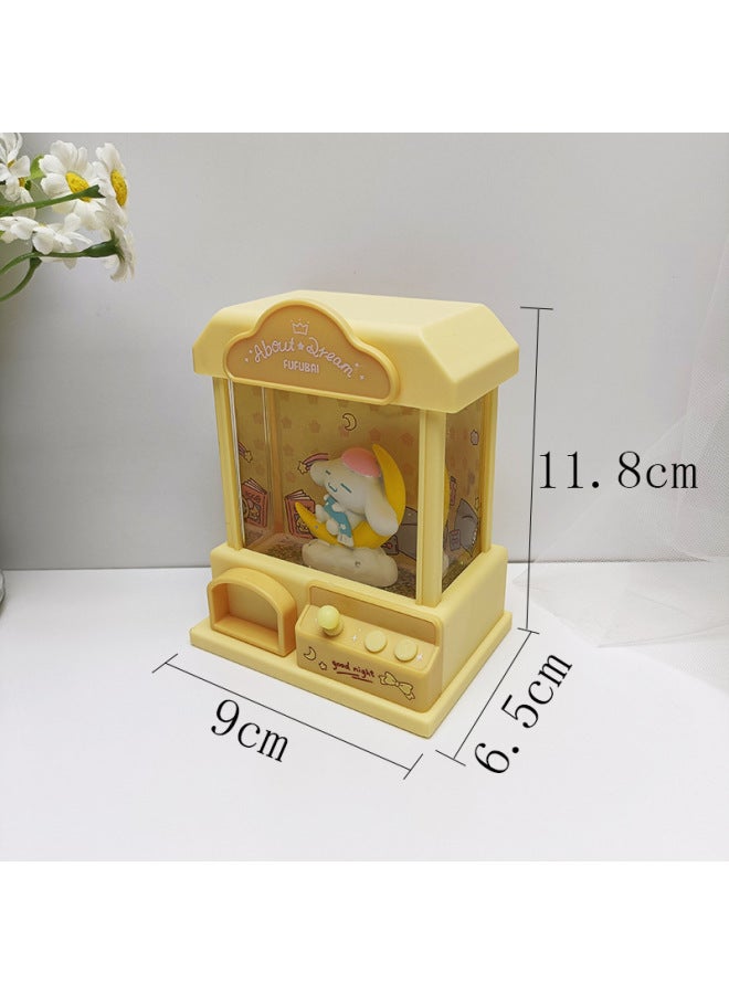 Sweet And Cute Yugui Dog Series Baby Machine Wind Lamp Children's Handmade DIY Main Body Desktop Decorative Ornaments Night Light-Color:Melody (powder) - Image 3
