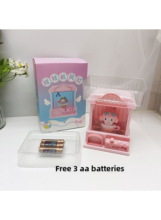 Sweet And Cute Yugui Dog Series Baby Machine Wind Lamp Children's Handmade DIY Main Body Desktop Decorative Ornaments Night Light-Color:Melody (powder) - Image 5