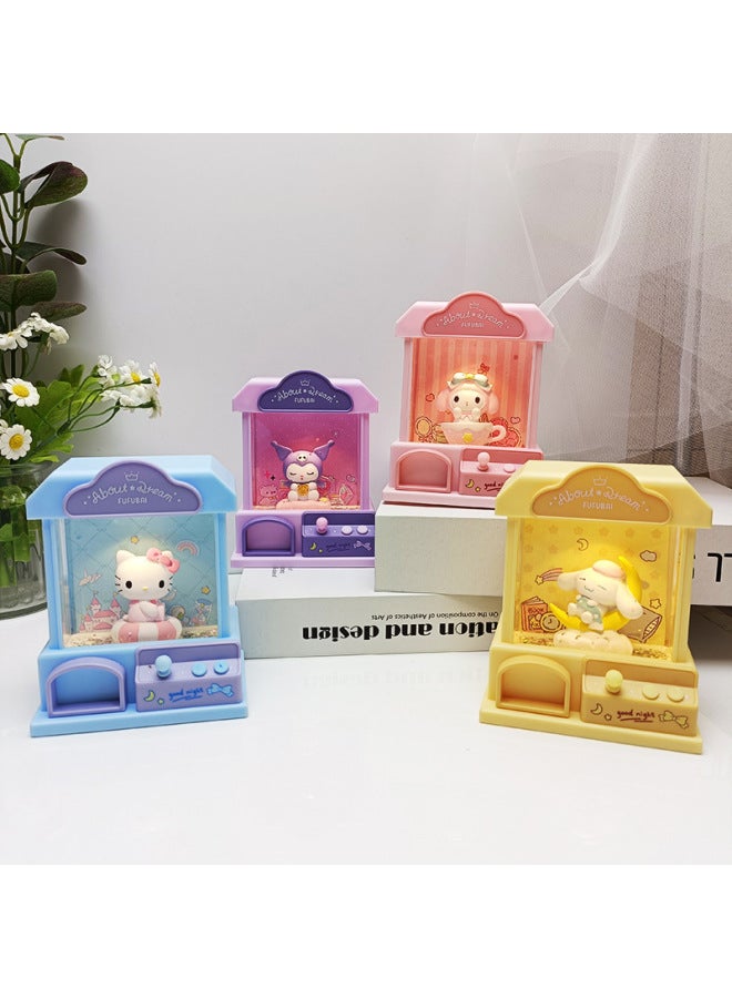 Sweet And Cute Yugui Dog Series Baby Machine Wind Lamp Children's Handmade DIY Main Body Desktop Decorative Ornaments Night Light-Color:Melody (powder) - Image 2