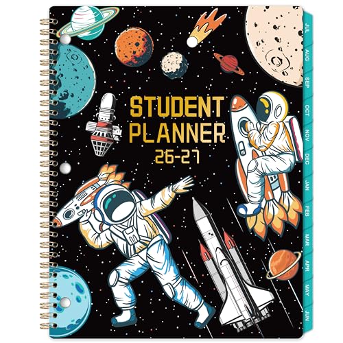 Artfan Student Planner 20262027 Academic Planner 20262027 with Stickers July 2026 June 2027 9 X 11 Planner Weekly and Monthly 3Hole Punched Academic Calendar - Image 1