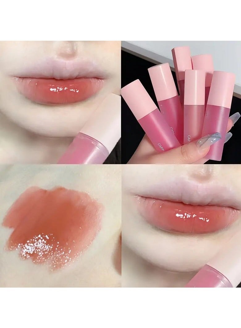 كابونڤيني 1 قطعة عالية القيمة أحمر الشفاه وملمع الشفاه-الوردي ، الحب ، العسل ، الحليب ، الشاي ، ترطيب الشفاه الصقيل لون 03 - Image 1