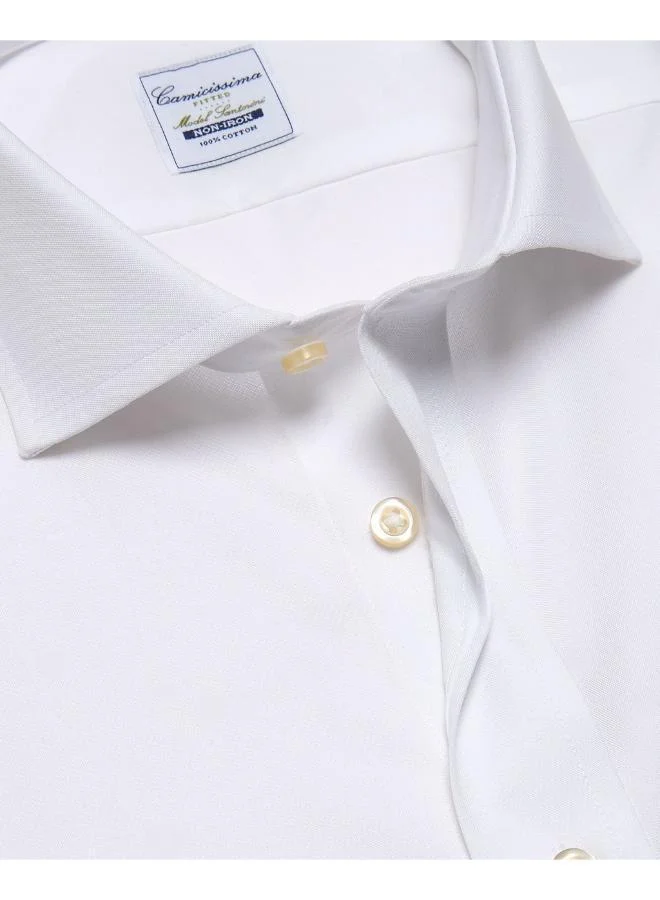 كاميتشسما Non-Iron Pin Point Extra Slim Fitted Shirt