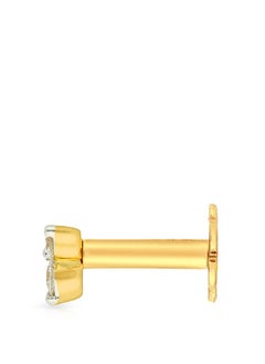 Malabar Gold and Diamonds دبوس أنف من الألماس الأصفر عيار 18 قيراط 750 MNGNNP0277YVVSVS-GH للنساء  - Image 3