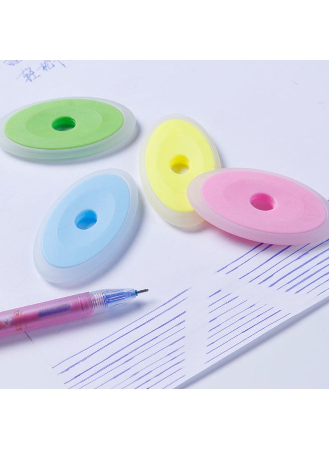 Erasable Gel Pens, 12 Pack Blue Retractable Erasable Pens, Blue Ink for Writing Planner and Crossword Puzzles - Image 4