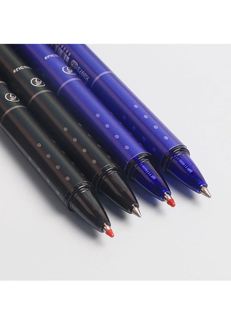 Erasable Gel Pens, 12 Pack Blue Retractable Erasable Pens, Blue Ink for Writing Planner and Crossword Puzzles - Image 3