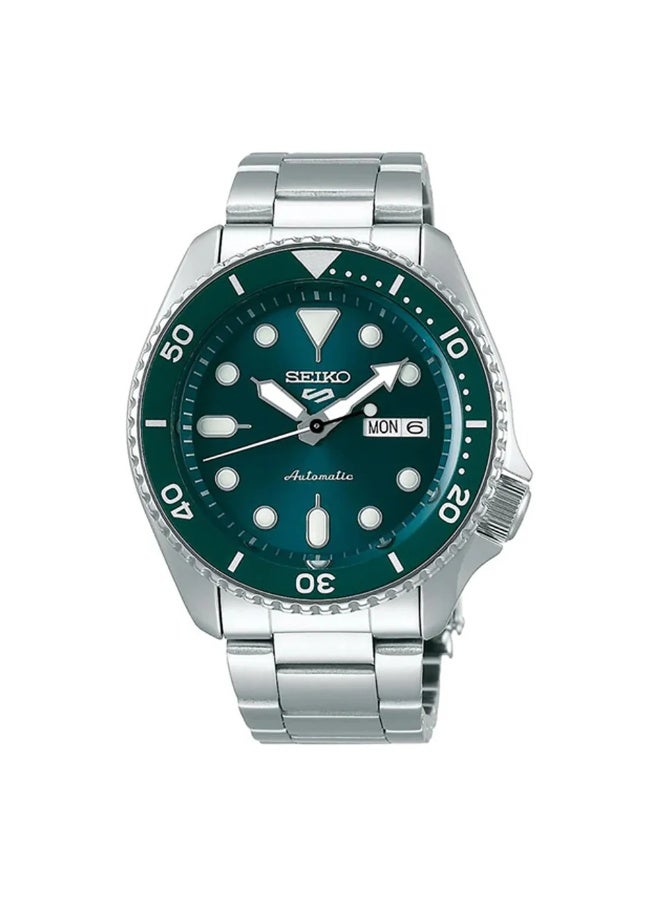 Seiko 5 Sports Automatic Green Dial Stainless Steel Men’s Watch – SRPD61K1 - Image 1