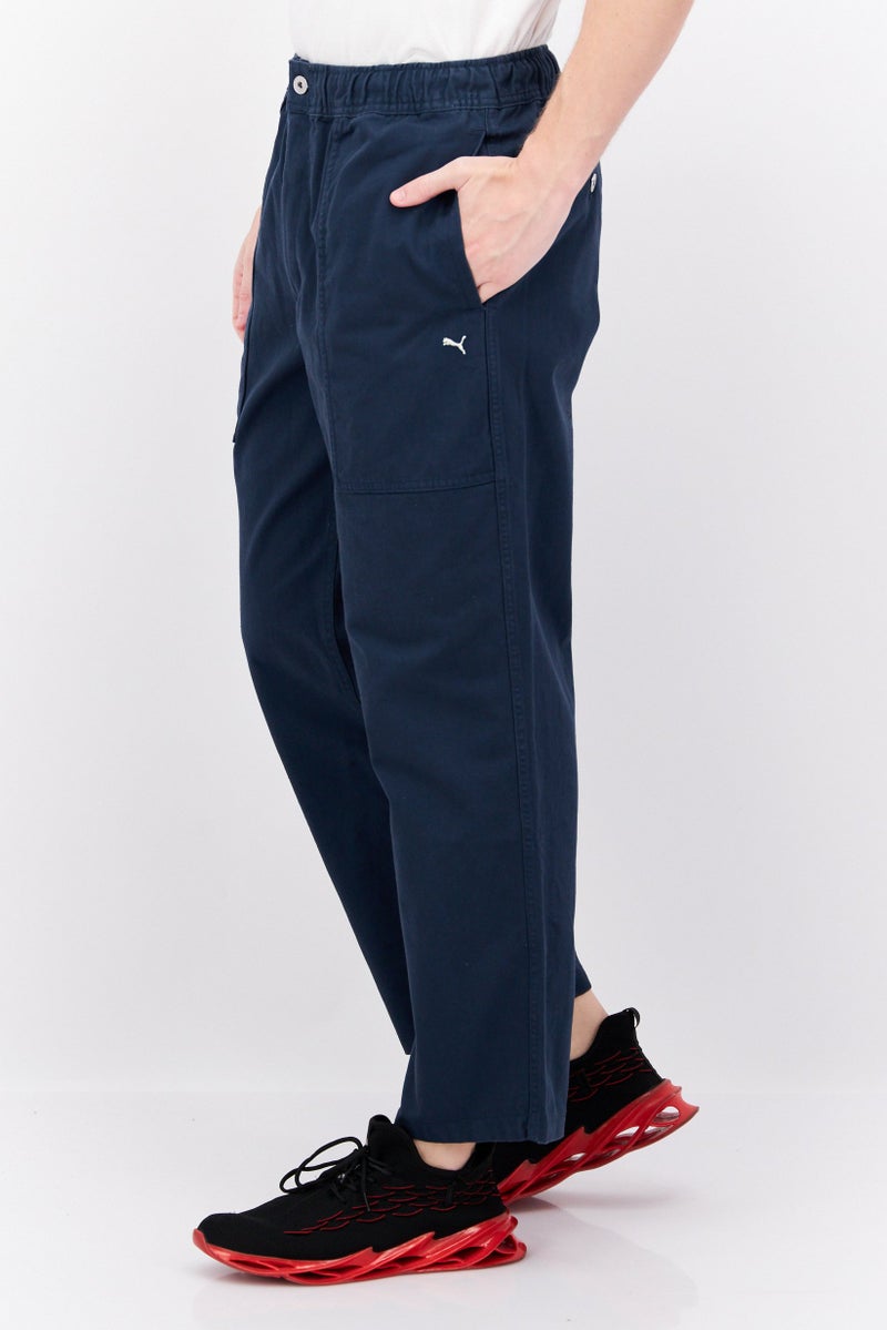 PUMA Men Sportswear Fit Outdoor Pants, Navy Blue - Image 2