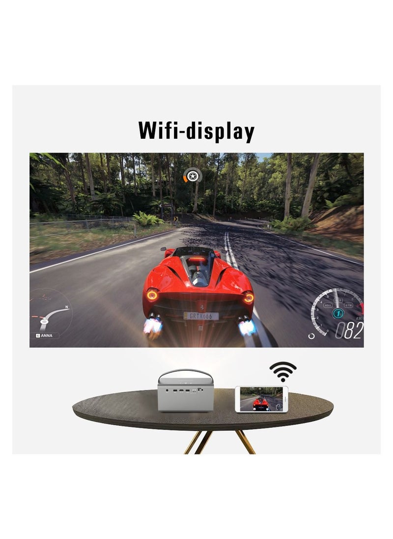 BYINTEK - BYINTEK R17 Projector, Smart 3D Android WiFi Portable DLP Mini Projector, Support 4K, Full HD 1080P with Battery, 750ANSI Lumens, Portable Movie Projector, 6D Keystone, 300 Inch Picture - Image 1