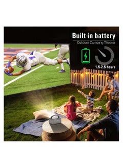 باينتيك جهاز عرض BYINTEK R17، جهاز عرض DLP صغير محمول ثلاثي الأبعاد ذكي يعمل بنظام Android وWiFi، يدعم 4K وFull HD 1080P مع بطارية، 750ANSI Lumens، جهاز عرض أفلام محمول، 6D Keystone، صورة 300 بوصة  - Image 3