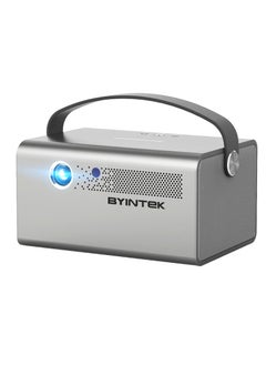 BYINTEK R17 Projector, Smart 3D Android WiFi Portable DLP Mini Projector, Support 4K, Full HD 1080P with Battery, 750ANSI Lumens, Portable Movie Projector, 6D Keystone, 300 Inch Picture