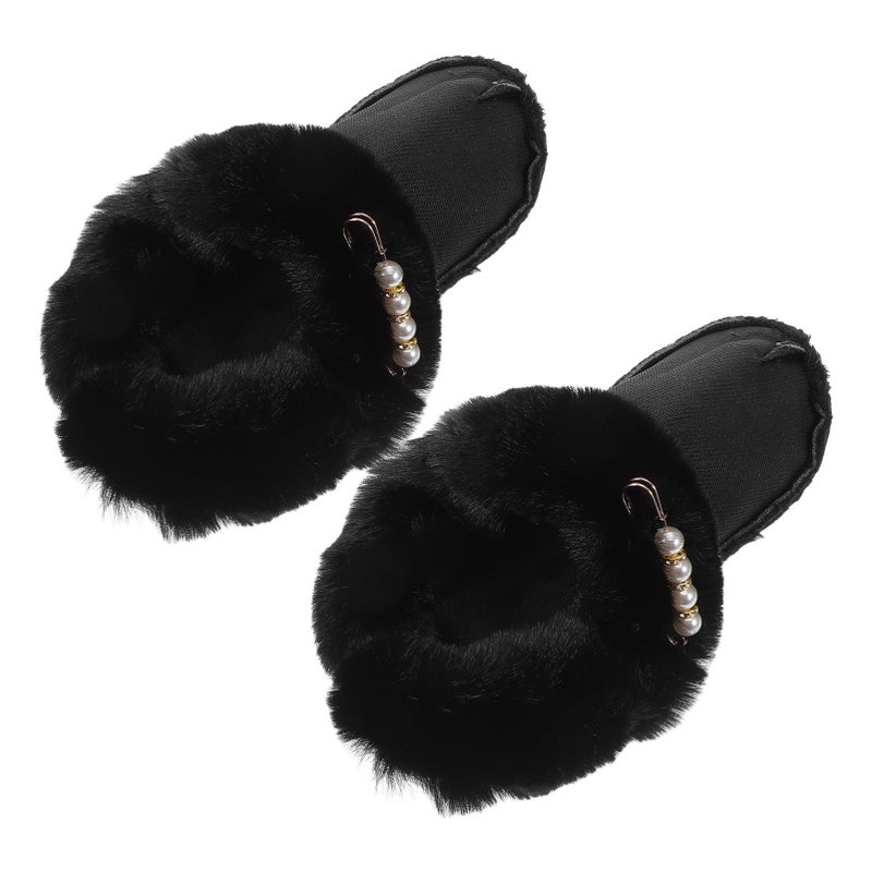 Removable Washable Winter Shoe Liners Warm Faux Fur Inserts For Clogs And Boots - Image 2