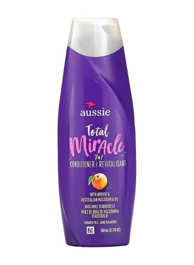 Aussie Total Miracle 7 N 1 Conditioner with Apricot  Australian Macadamia Oil 12.1 fl oz 360 ml - Image 1