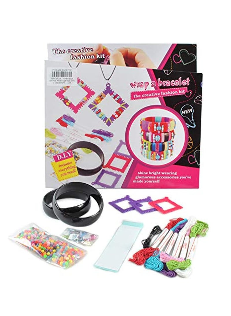 UKR DIY Bracelet Creative Fashion Kit | Beads Jewelry Making Accessories | Fun Craft Activity for Kids and Teens - Image 1