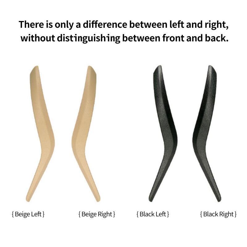 Inner Door Pull Handle: Beige Right, Upgraded ABS+PC Material, Anti-scratch Anti-deglue - Original Car Groove Design, Easy Installation, Replacement for BMW X1 E84 2009-2015 - Image 3