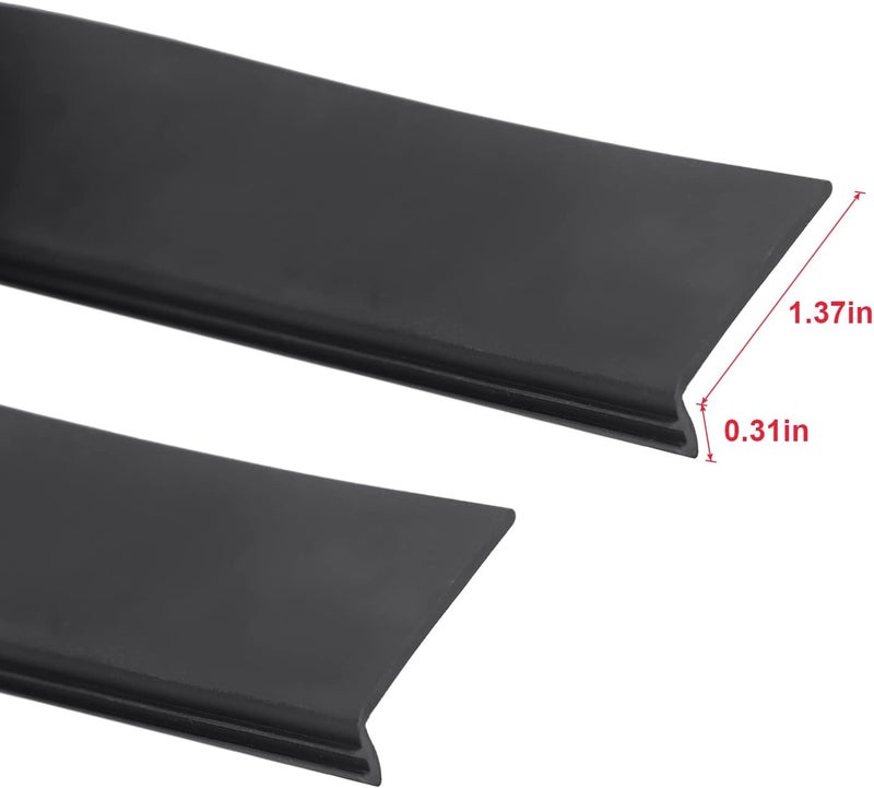 VASTAUTO RV 1-1/2" Slide-Out Wiper Seal (Clip-On) Black Rubber R854056 - 25 Feet - Image 4