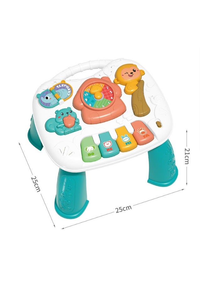 Vinnatsu Baby Toys for 1 Years, Musical Activity Table for 1 Year Old Boys Girls Gifts, Toddler Infant Toys, 25cm W x 25cm L x 21 cm H，Pink - Image 2