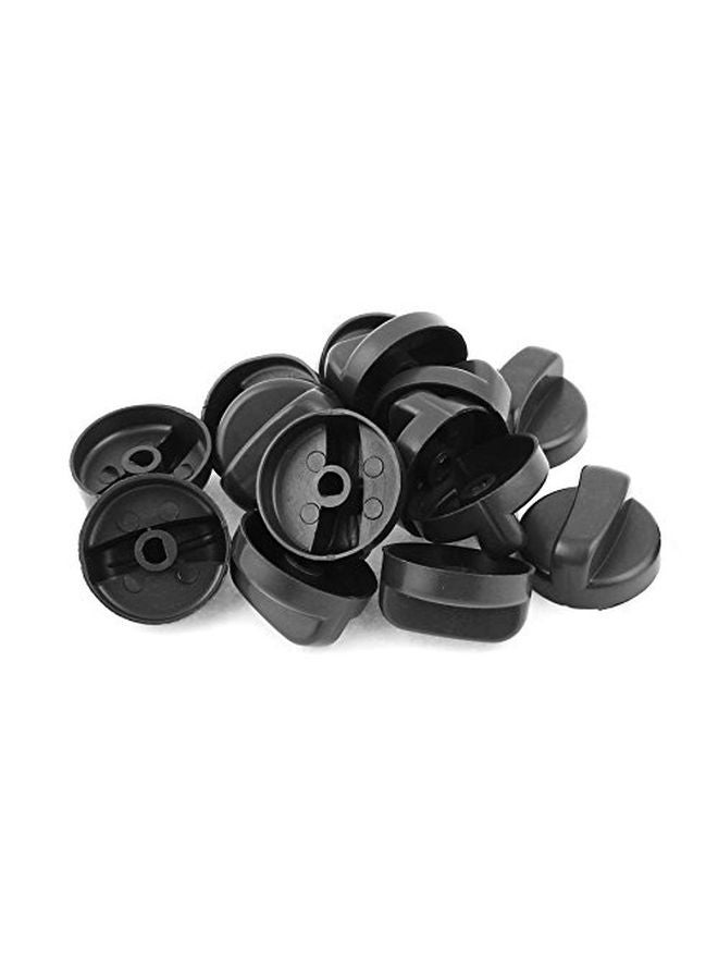 15 Pcs Plastic Gas Stove Knobs 8mm Diameter Mounting Hole Replacement Parts - Image 4