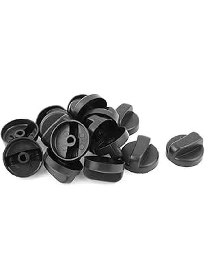 15 Pcs Plastic Gas Stove Knobs 8mm Diameter Mounting Hole Replacement Parts - Image 1