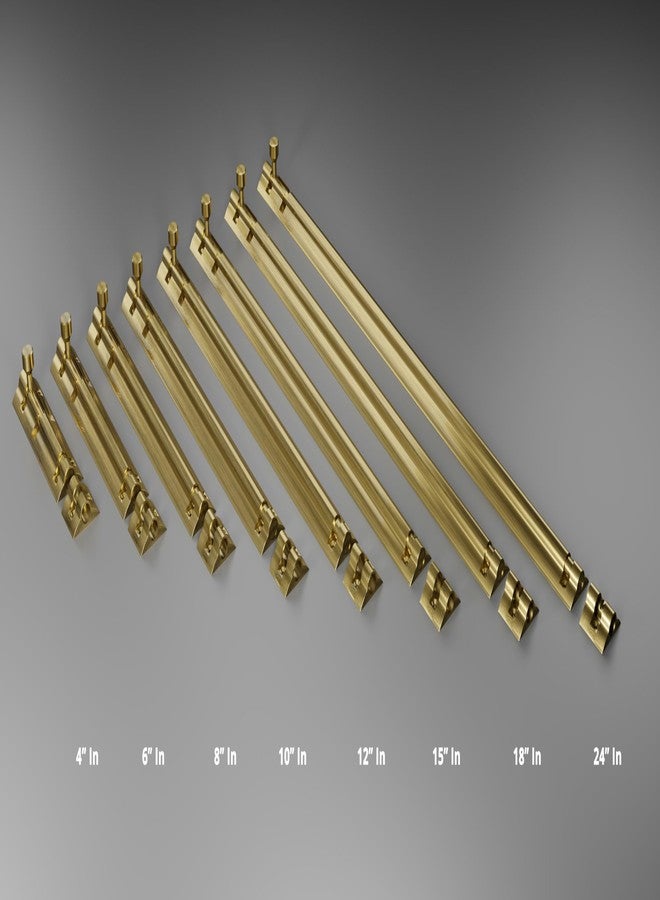 Atlantic Flower Aluminium Tower Bolt 6 inch,Tower Bolt for Main Door and Bathroom, Door Latch for Bedroom, Tower Bolt for Home,Offices, Doors,Windows, Antique. Finish, (Pack of 4 Pcs) - Image 5