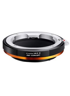 K&F Concept IV PRO L/M-E Lens Mount Adapter with Aperture Control Ring, Compatible with Leica M Series Lens to Sony-E NEX Mount Camera Body with Matting Varnish Design  - Image 2