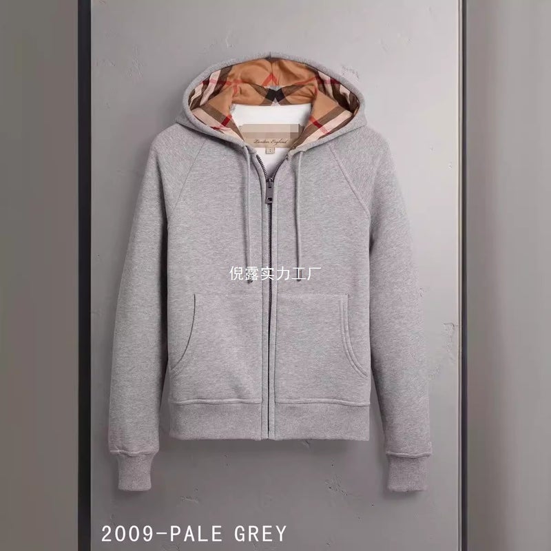 High Quality British-Style Hooded Men'S And Women'S Sweater Women'S Jacket Full Cardigan Zipper Can Be Ordered Embroidered Logo - Image 4