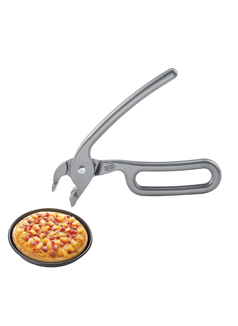SYOSI Hot Pan Gripper, Pliers Gadget, Cast Aluminum Anti-Scald Baking Pan Gripper Clips Retriever Tongs, for Lifting Hot Plate, Bowls with Food Out, from Microwave, Saved You from Burnt Fingers  - Image 1