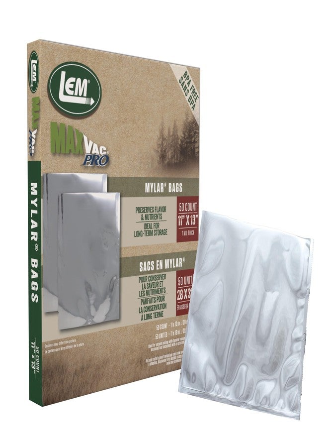 LEM MaxVac Pro Mylar Bags 11" x 13" 50PK - Image 1