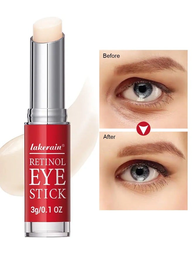 lakerain Retinol Eye Stick Anti Wrinkle Eye Cream for Puffy Eyes Dark Circles Eye Bags Crows Feet Wrinkles Reduces Wrinkles Saggy Skin Puffy Eyes  - Image 1