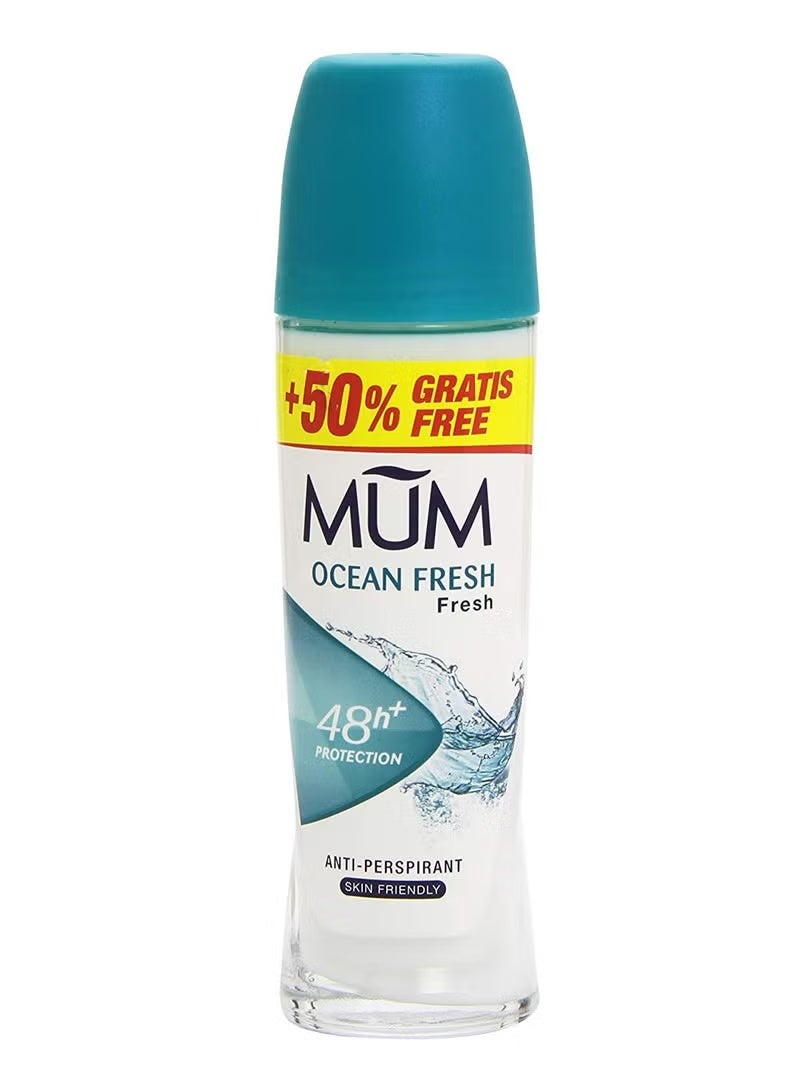 مام مزيل عرق رول أون مضاد للتعرق برائحة المحيط المنعش من مام، 75 مل