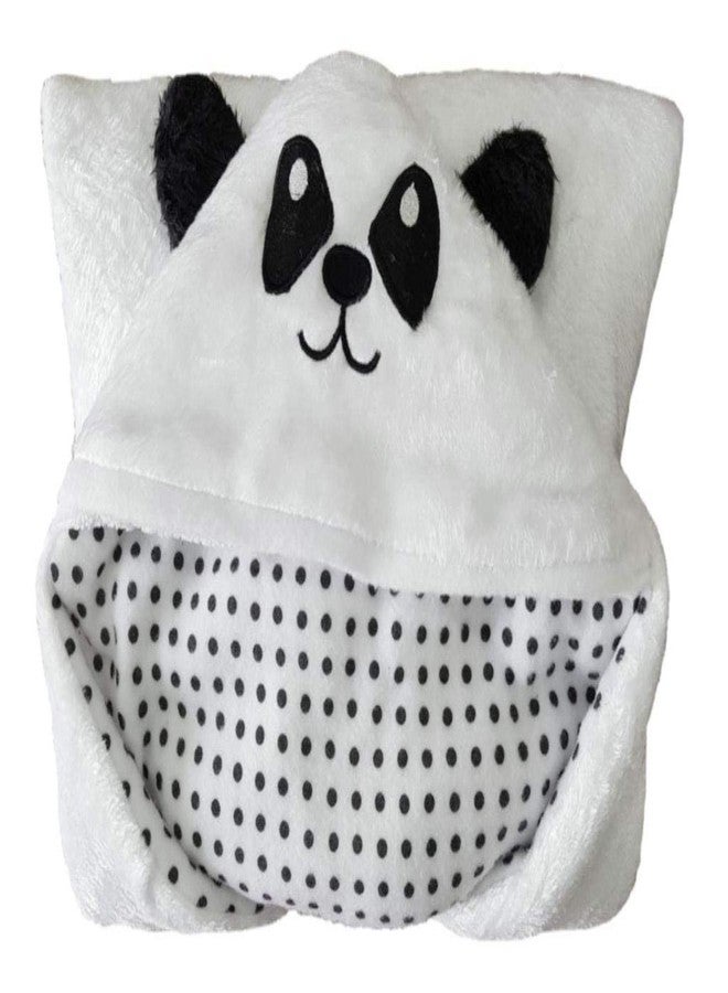 First Kick بطانيات مخملية للأطفال حديثي الولادة من فيرست كيك، عبوة من بطانيات فائقة النعومة، مصنوعة من البوليستر المتين، تُستخدم كغطاء للنوم للأطفال الرضع من الجنسين (66 سم × 66 سم، من 0 إلى 6 أشهر)، لون أبيض - Image 3