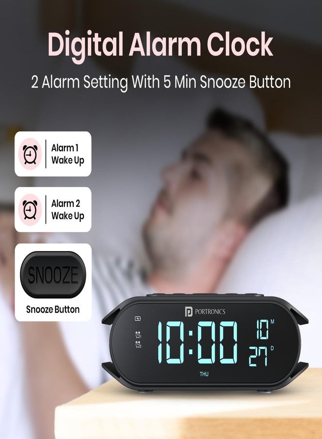 Portronics Digital Alarm Clock - Image 2