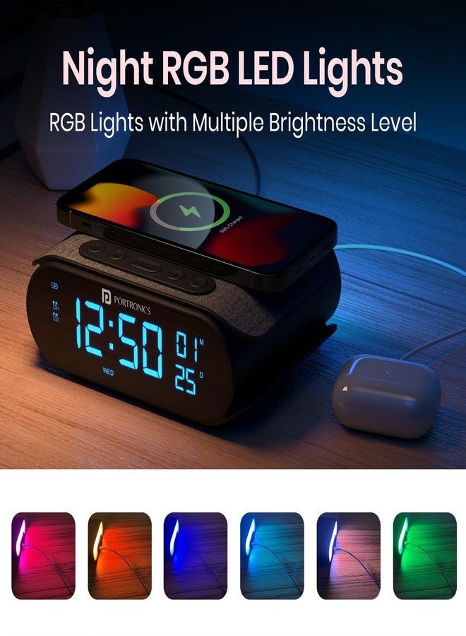 Portronics Digital Alarm Clock - Image 3