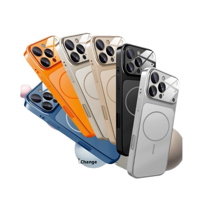 Frosted Tempered Glass Magnetic Phone Case for iPhone 17 Pro / 16 / 15 / 14 / 13 / 12 / 11 Series - Image 5