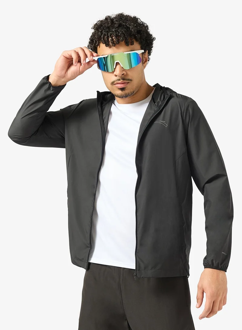 ANTA LightShield Windbreaker Jacket - Slim Fit Running Woven Track Top  - Running