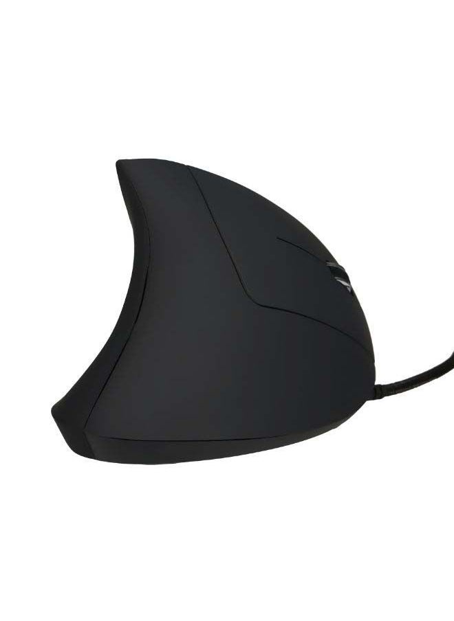 NIBEMINENT USB Ergonomic Optical Mouse Black  - Image 2