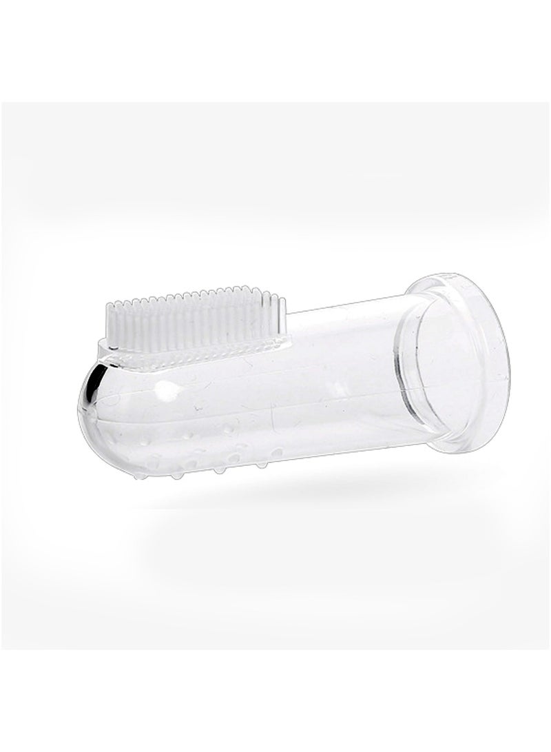 Five pet teeth cleaning finger cots for daily oral cleaning of cats and dogs, freshening breath and reducing plaque and tartar - Image 1