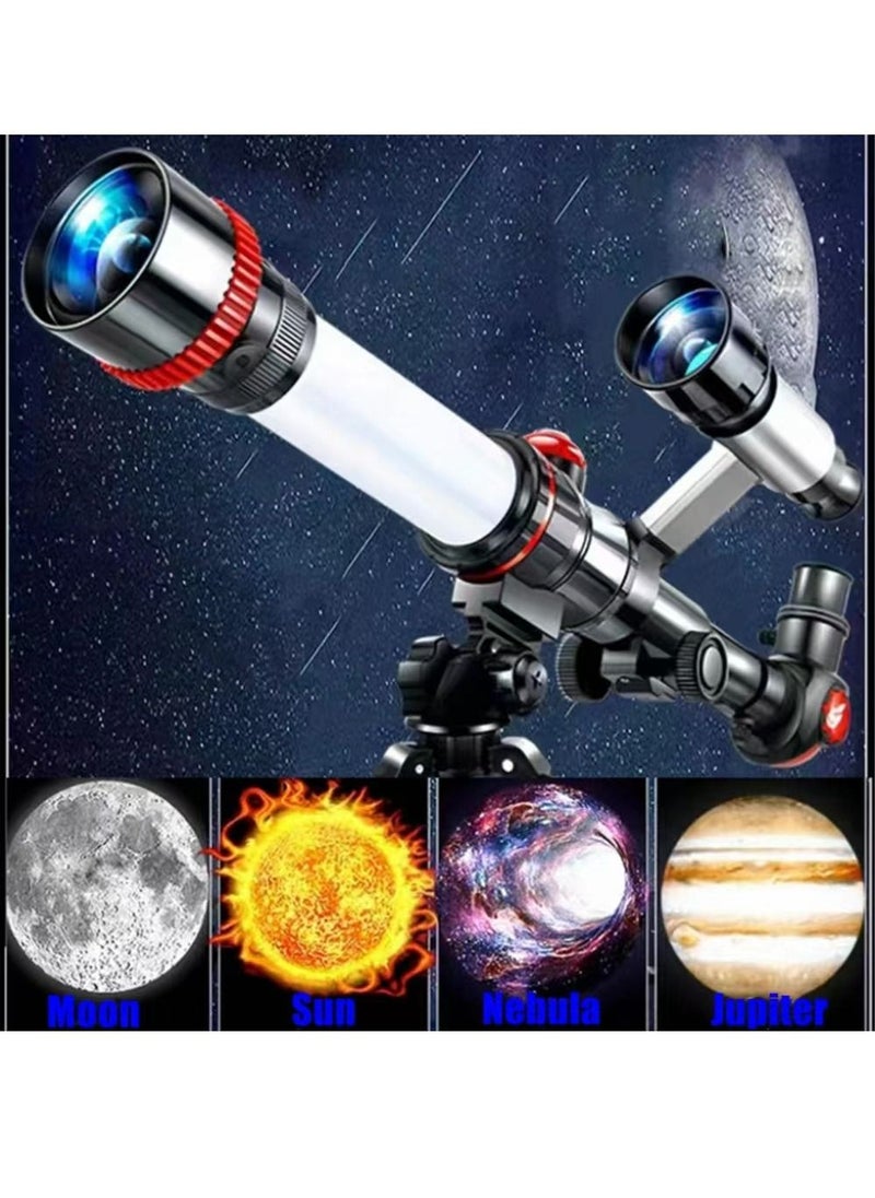 Cool Baby - COOLBABY Astronomical Stargazing Telescope Children's Monocular Telescope Fully Multi Coated Optics Astronomical Refractor With Tripod For Scientific Experiment Simulation - Image 1