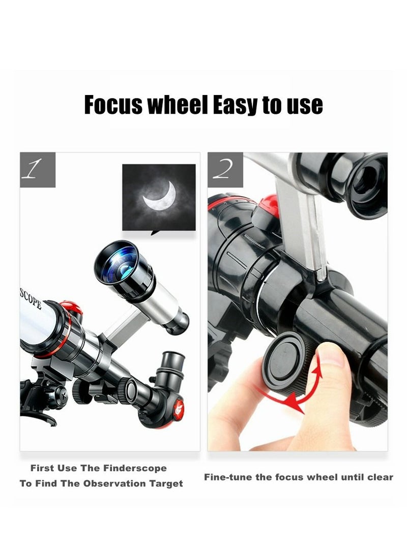Cool Baby - COOLBABY Astronomical Stargazing Telescope Children's Monocular Telescope Fully Multi Coated Optics Astronomical Refractor With Tripod For Scientific Experiment Simulation - Image 1