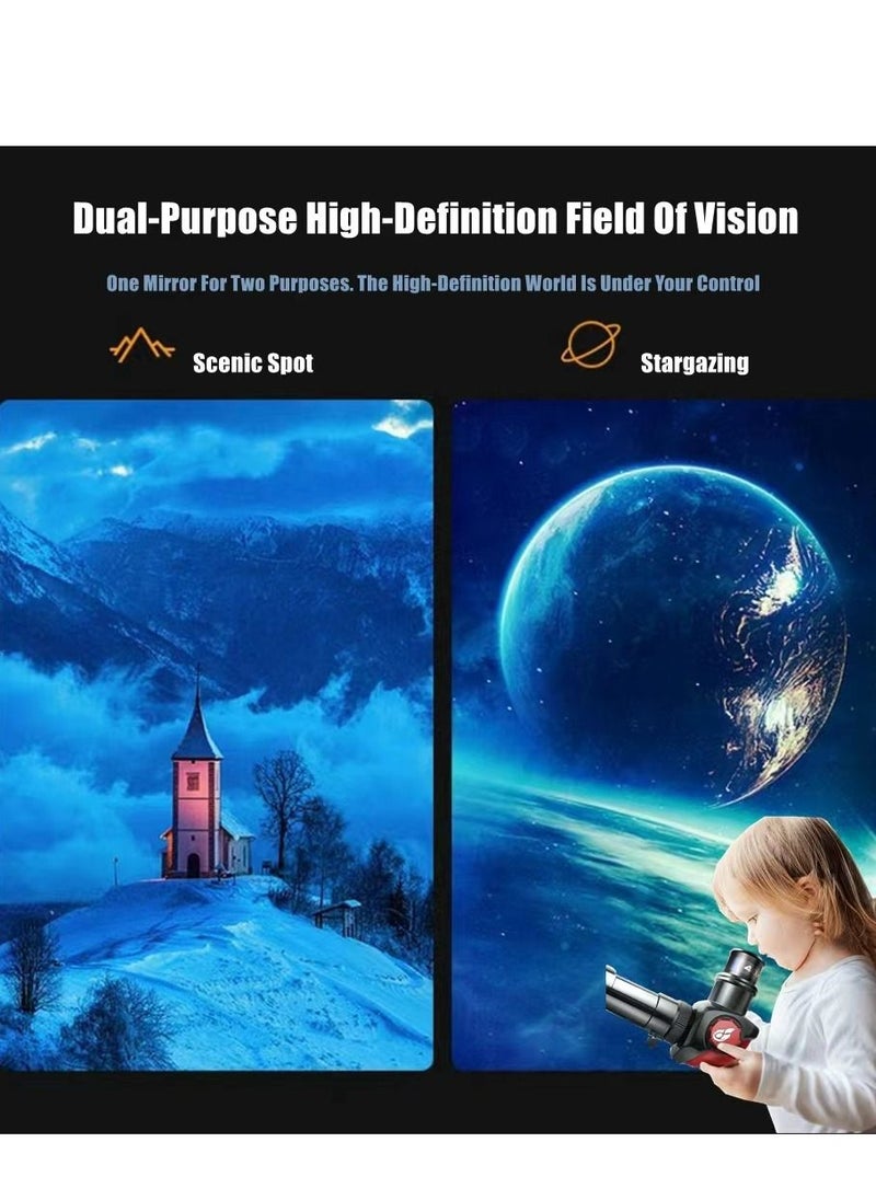 Cool Baby - COOLBABY Astronomical Stargazing Telescope Children's Monocular Telescope Fully Multi Coated Optics Astronomical Refractor With Tripod For Scientific Experiment Simulation - Image 1