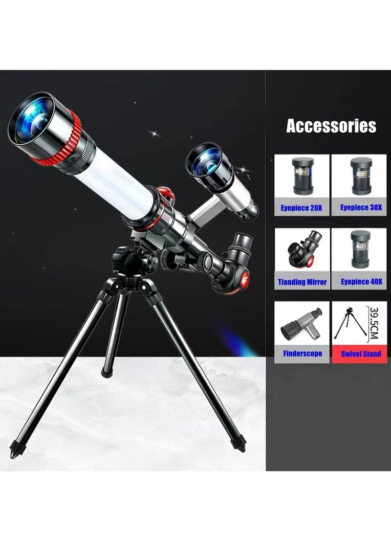 Cool Baby - COOLBABY Astronomical Stargazing Telescope Children's Monocular Telescope Fully Multi Coated Optics Astronomical Refractor With Tripod For Scientific Experiment Simulation - Image 1