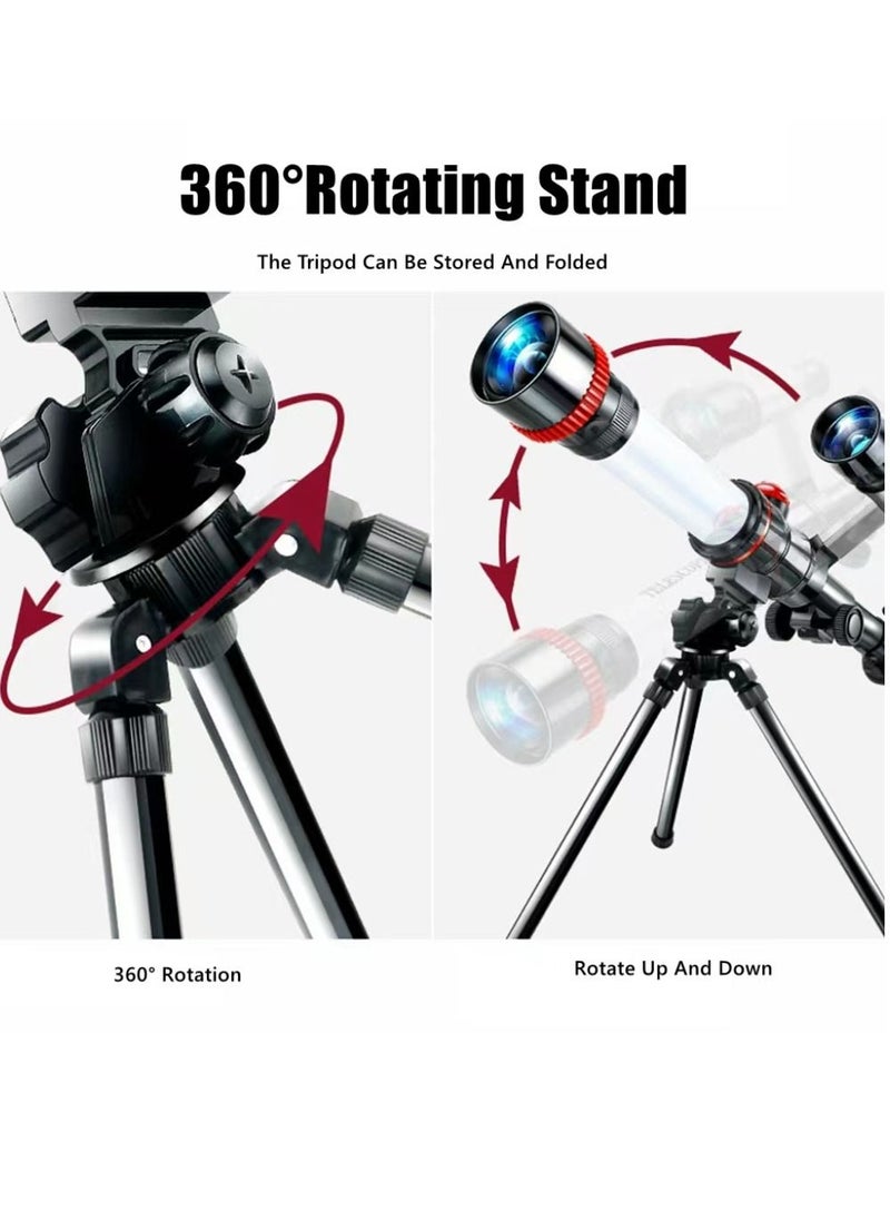 Cool Baby - COOLBABY Astronomical Stargazing Telescope Children's Monocular Telescope Fully Multi Coated Optics Astronomical Refractor With Tripod For Scientific Experiment Simulation - Image 1