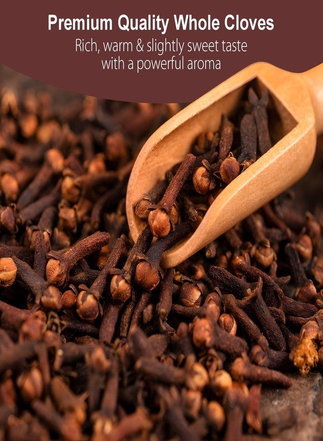 Fusion Select 4 Oz Whole Cloves - Fresh & Natural Dried Whole Clove Buds for Seasoning & Cooking Food, Spice Blends, Tea, Potpourri, Pomander Balls, Home Remedies - Kosher, Vegan, Non-GMO Spices - Image 2