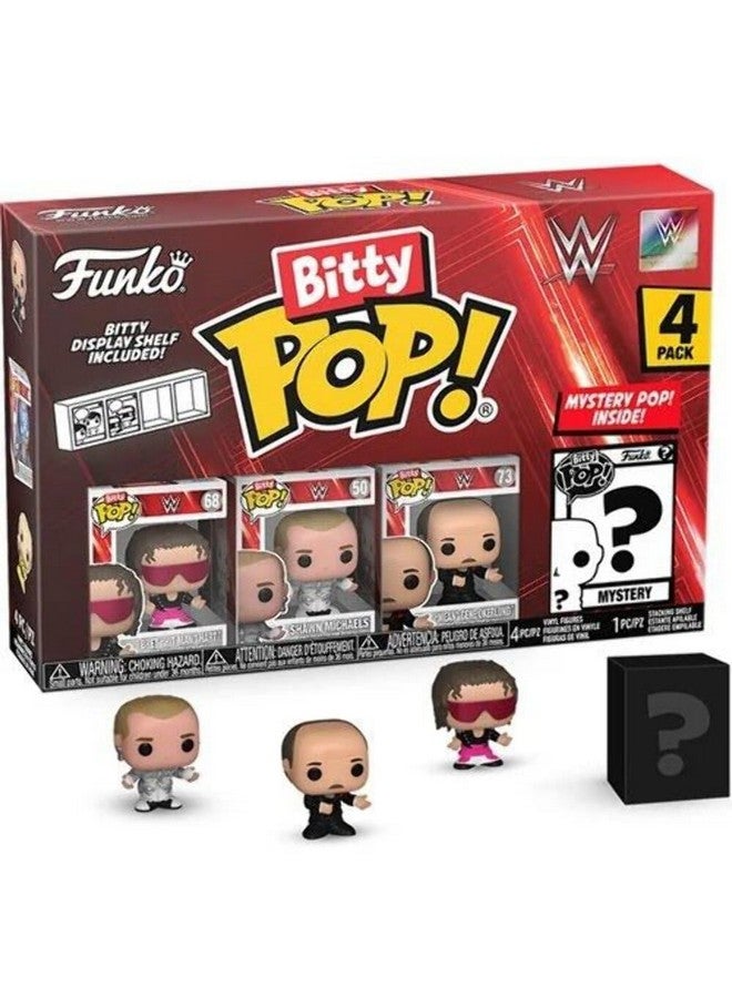 Funko Funko Bitty POP! WWE - 4 Pack - Razor Ramon, Bitty POP! Diesel, Bitty POP! Rey Mysterio®, and a Mystery Bitty POP! Figure and A Surprise Mystery Mini Figure - 0.9 Inch (2.2 Cm) Collectable  - Image 2
