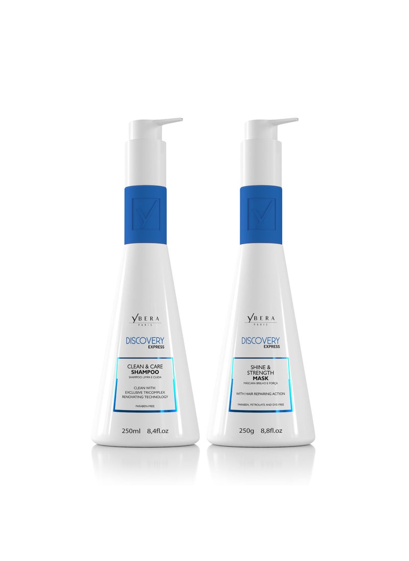 Ybera Paris YBERA PARIS Discovery Home Care Express | Restores the DNA of Hair Fiber | Regenerate Hair Treatment with UV Protection 