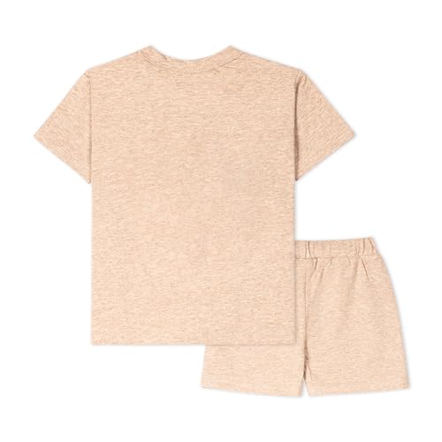 ARIEL Baby Boys & Baby girls Cotton Printed Round Neck Half Sleeve T-shirt & Short Trendy Summer Clothing Sets (BrwnShep-18-24 months) - Image 2