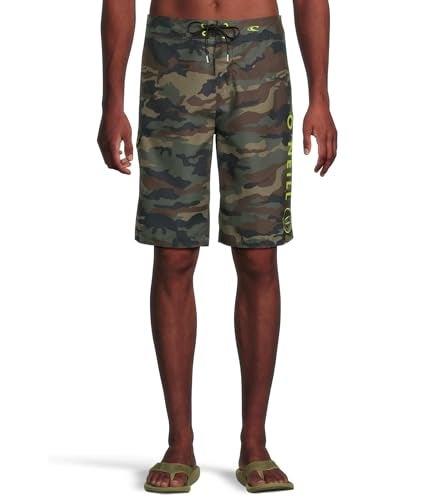O'NEILL Mens Santa Cruz Printed 2.0 Swim, Camo, 31 - Image 1
