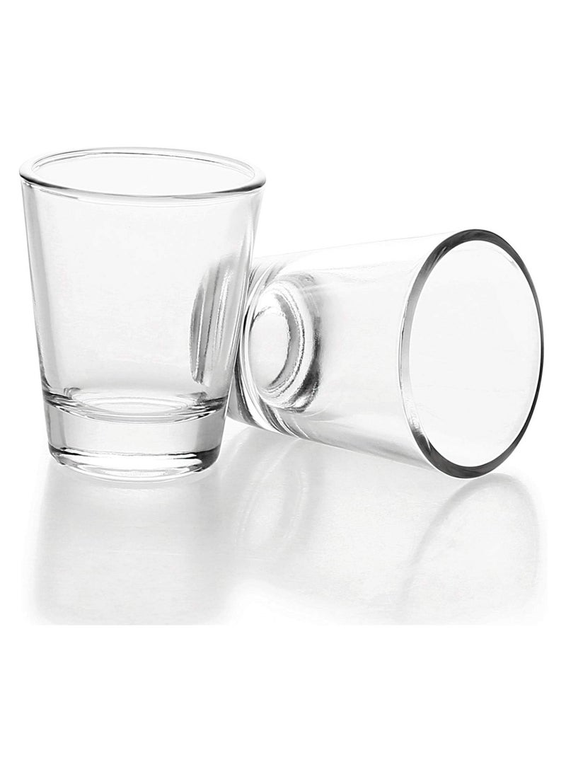 1.5 oz Shot Glasses Sets with Heavy Base, Clear Shot Glass (4 Pack)
