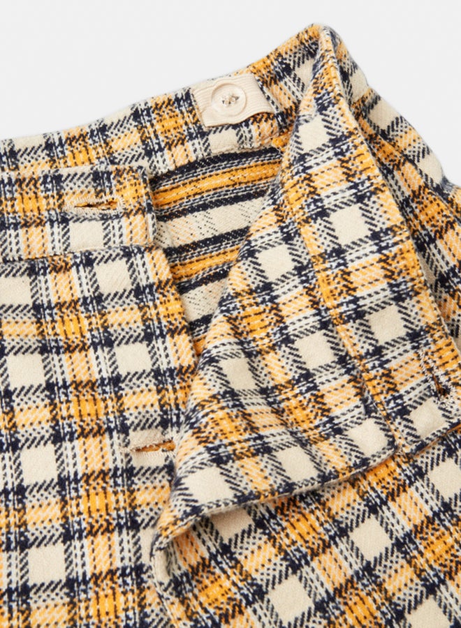 بينيتون تنورة بنات قصيرة مربعات - Image 2