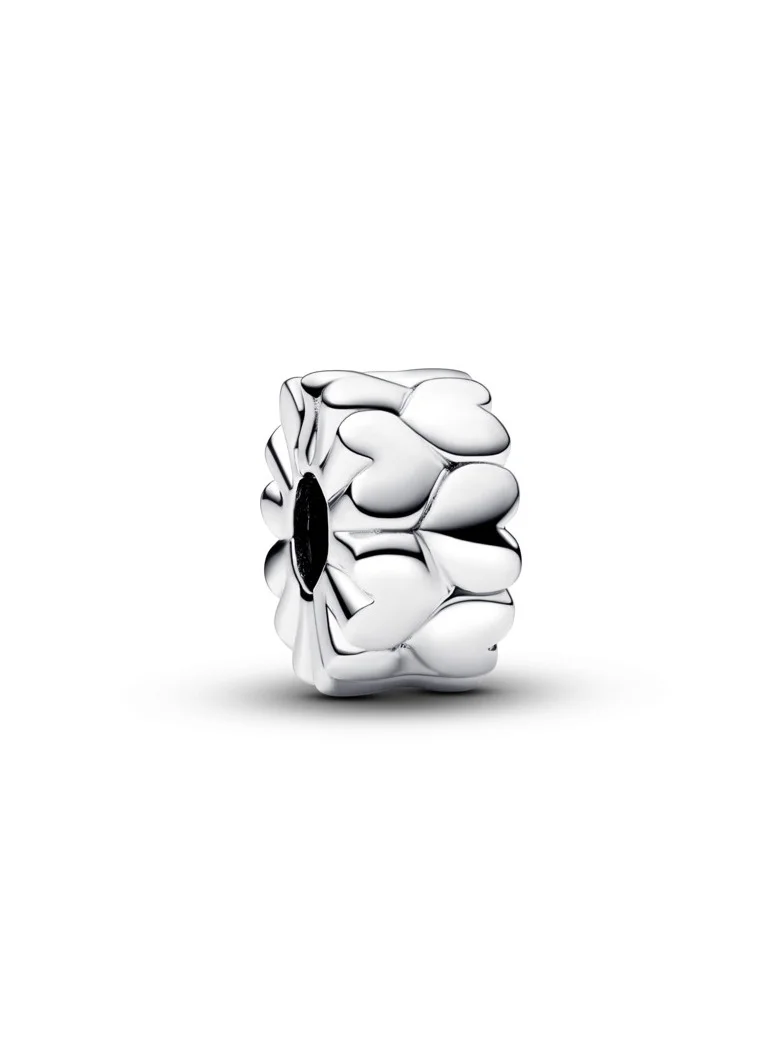 PANDORA Heart Pattern Clip Charm